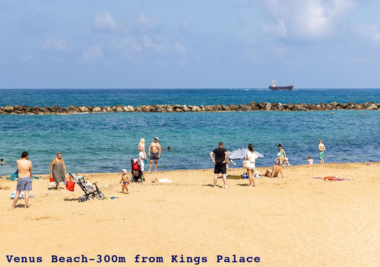 105 Kings Palace - Fabulous 2 Bed, 2 Bath, Large Patio With Garden - Sea Views Pafos Zewnętrze zdjęcie