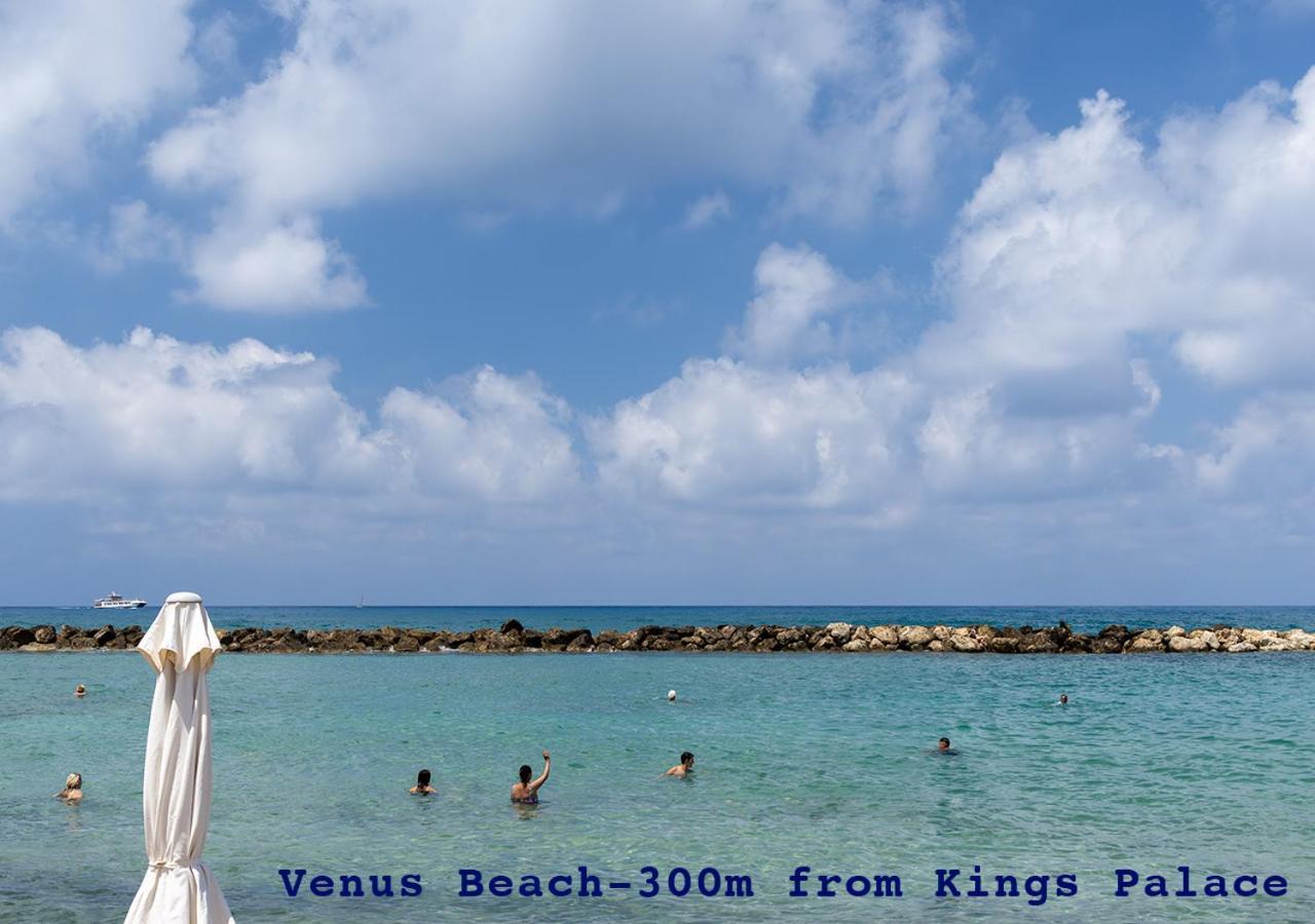 105 Kings Palace - Fabulous 2 Bed, 2 Bath, Large Patio With Garden - Sea Views Pafos Zewnętrze zdjęcie
