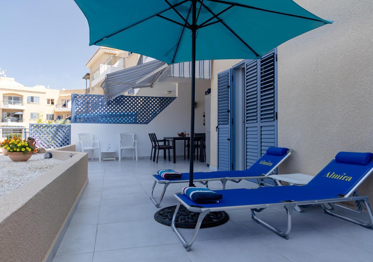 Apartament 105 Kings Palace - Fabulous 2 Bed, 2 Bath, Large Patio With Garden - Sea Views Pafos Zewnętrze zdjęcie